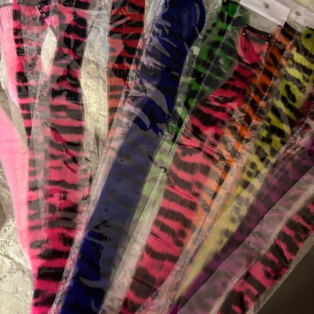 y2k hair extension clip ins